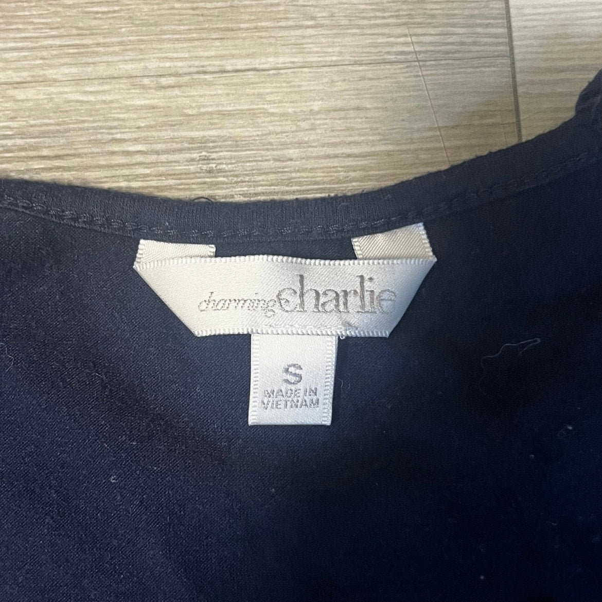 Dark blue and light blue stripe shirt