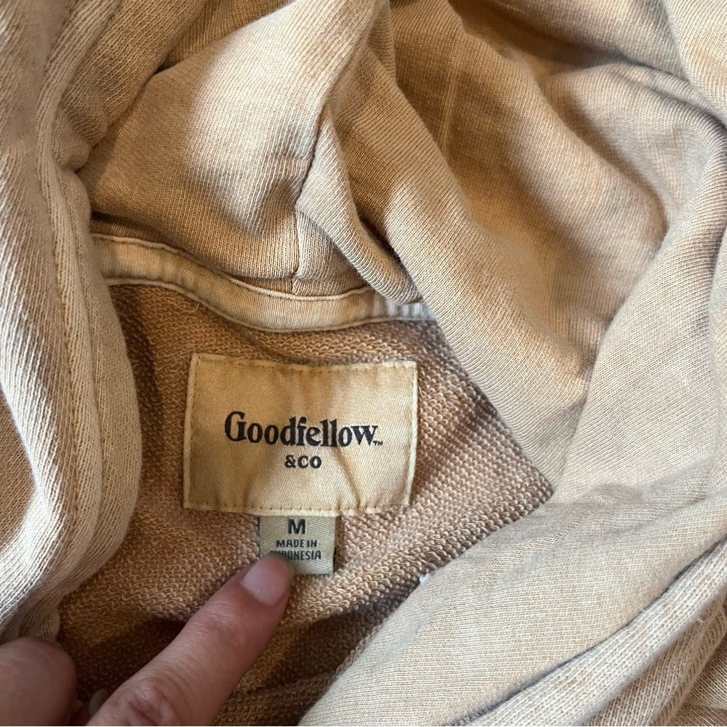 Goodfellow & Co Light Tan Hoodie