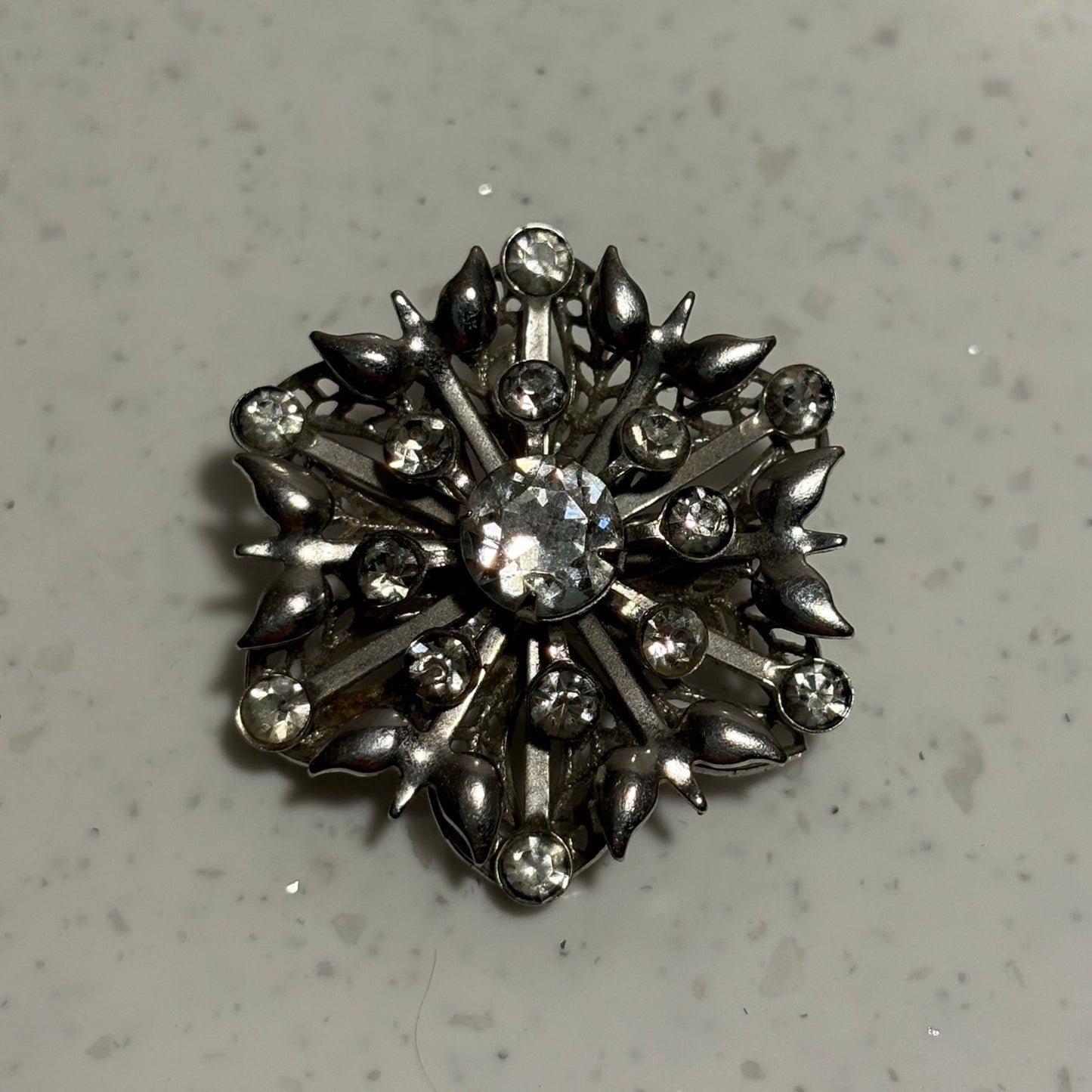 Vintage starburst brooch