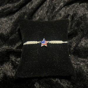 American flag star Bracelet