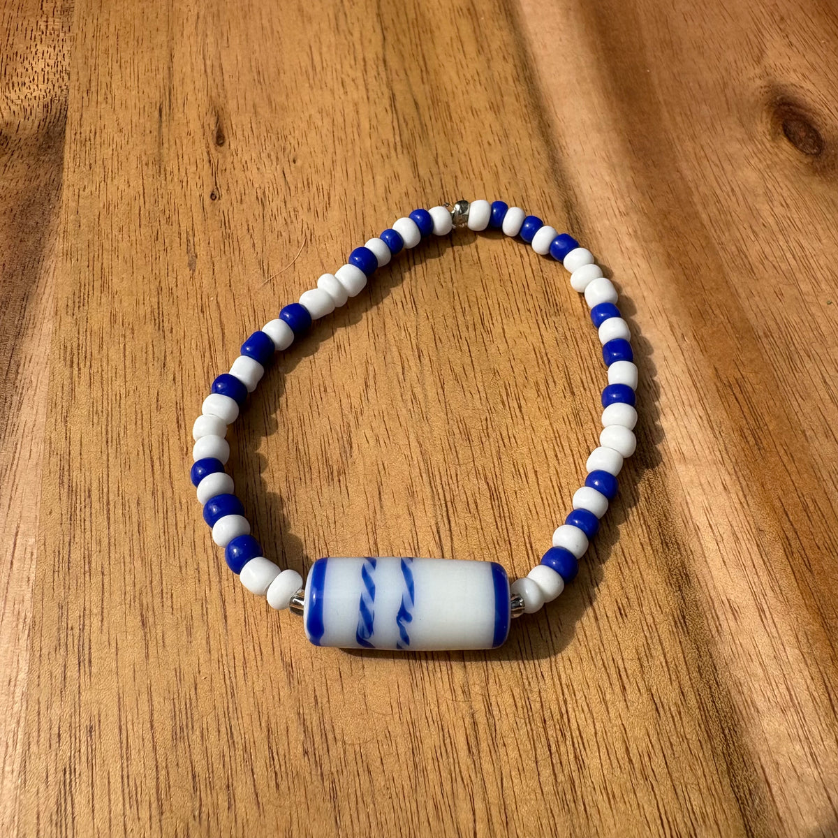 Ocean Ripple Beaded Bracelet