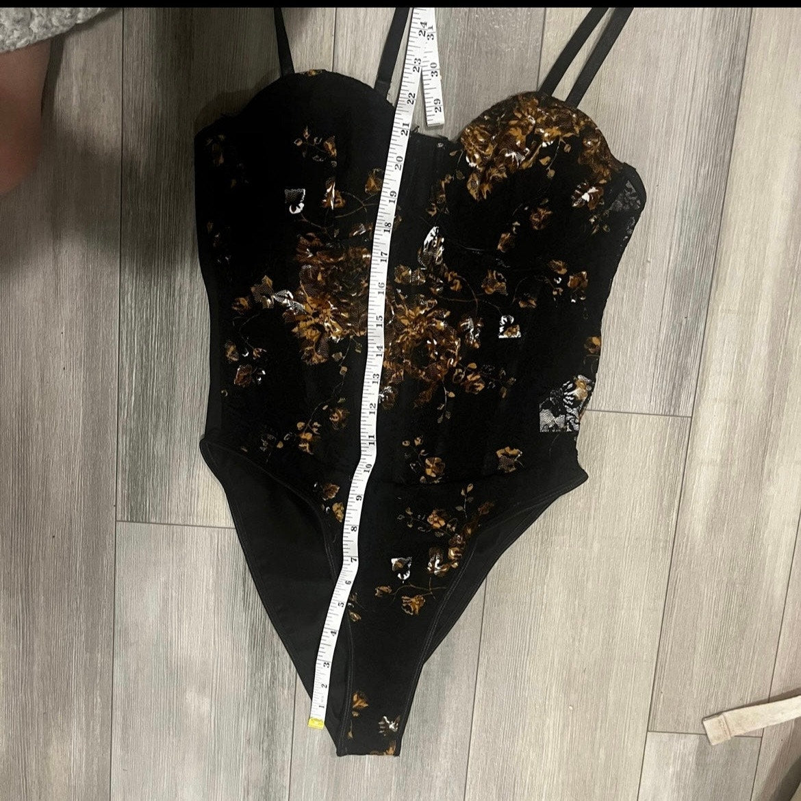 Floral body suit