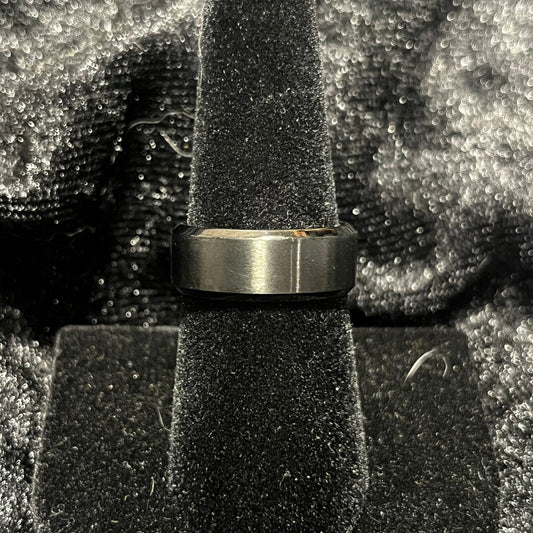 Solid space grey ring