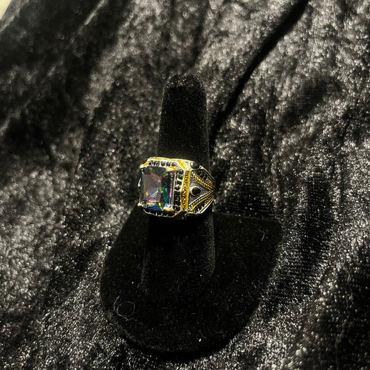 Multi color gem Ring