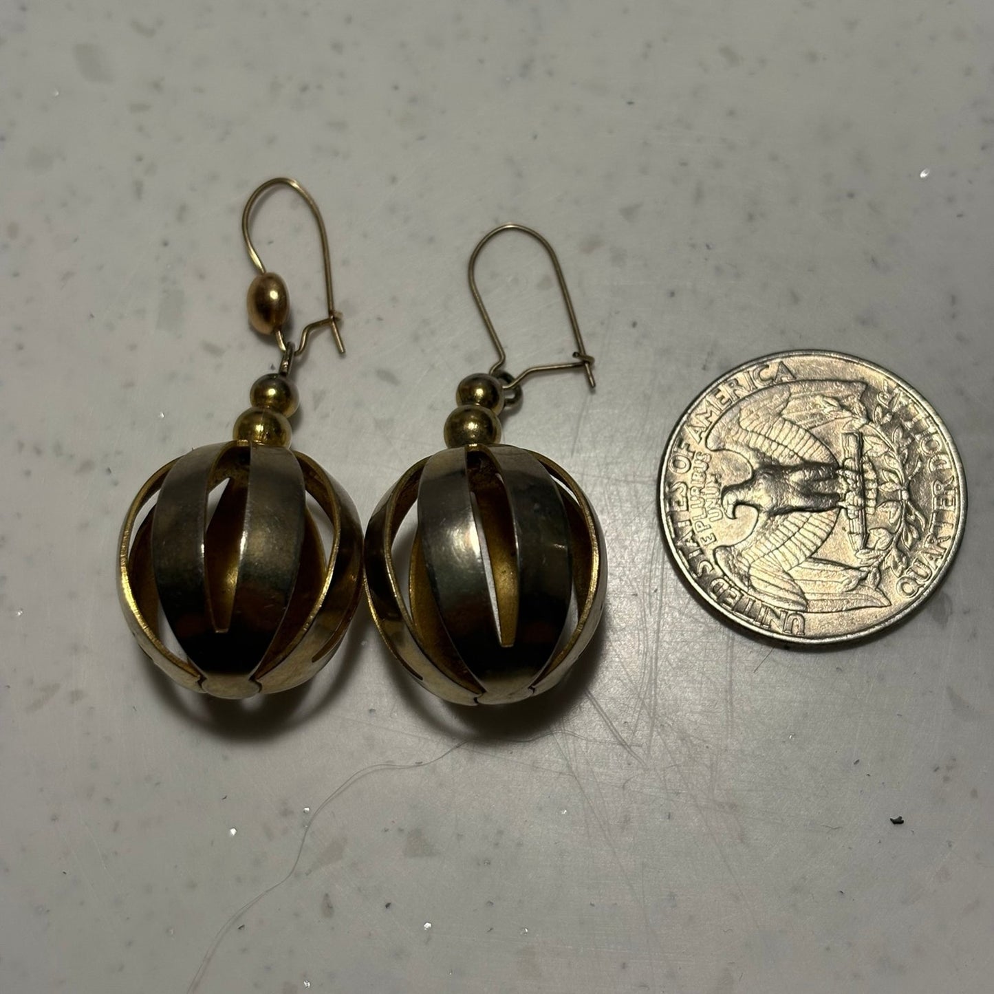 Vintage Sarah Coventry ball earrings