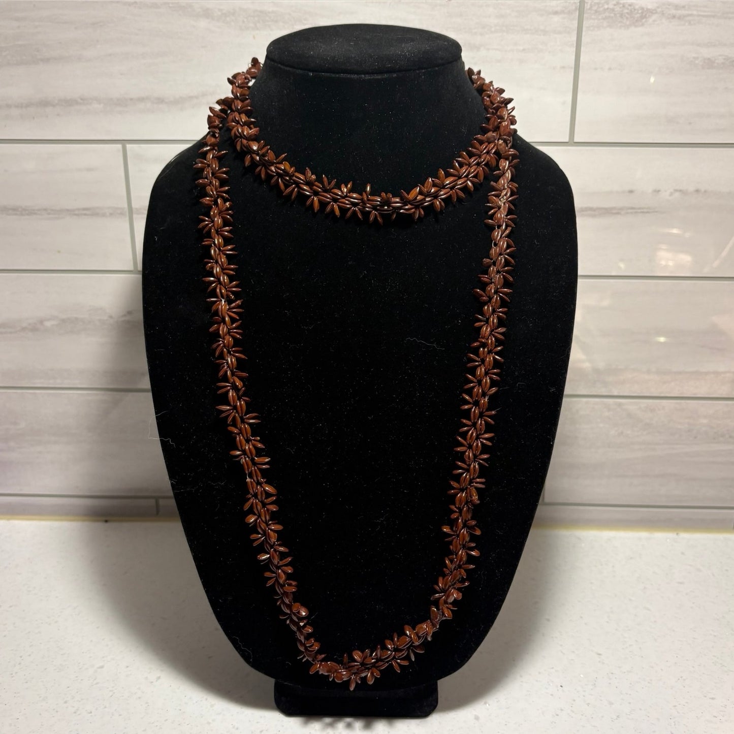 1960’s Hawaiian seed necklace