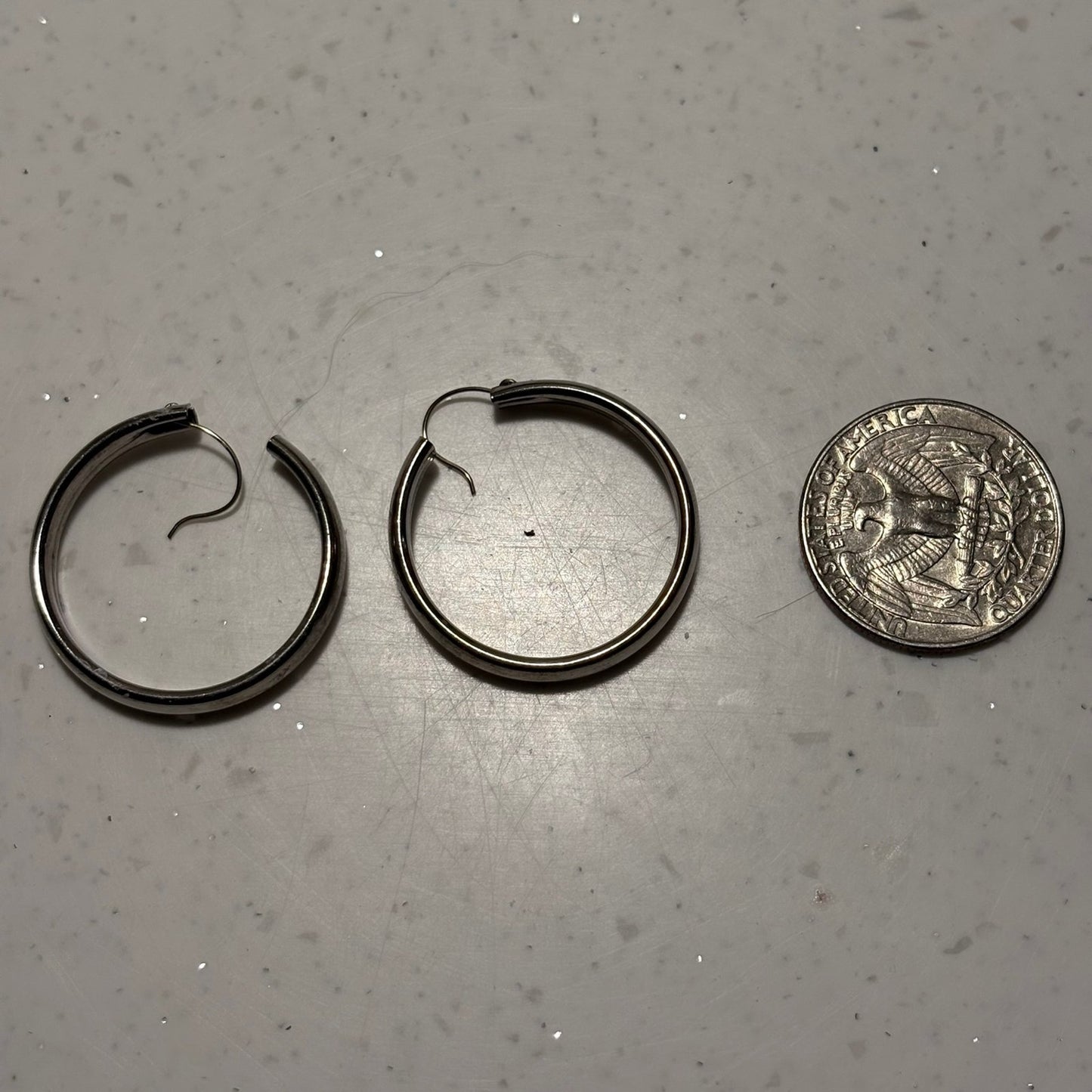 Silver Hoop earrings