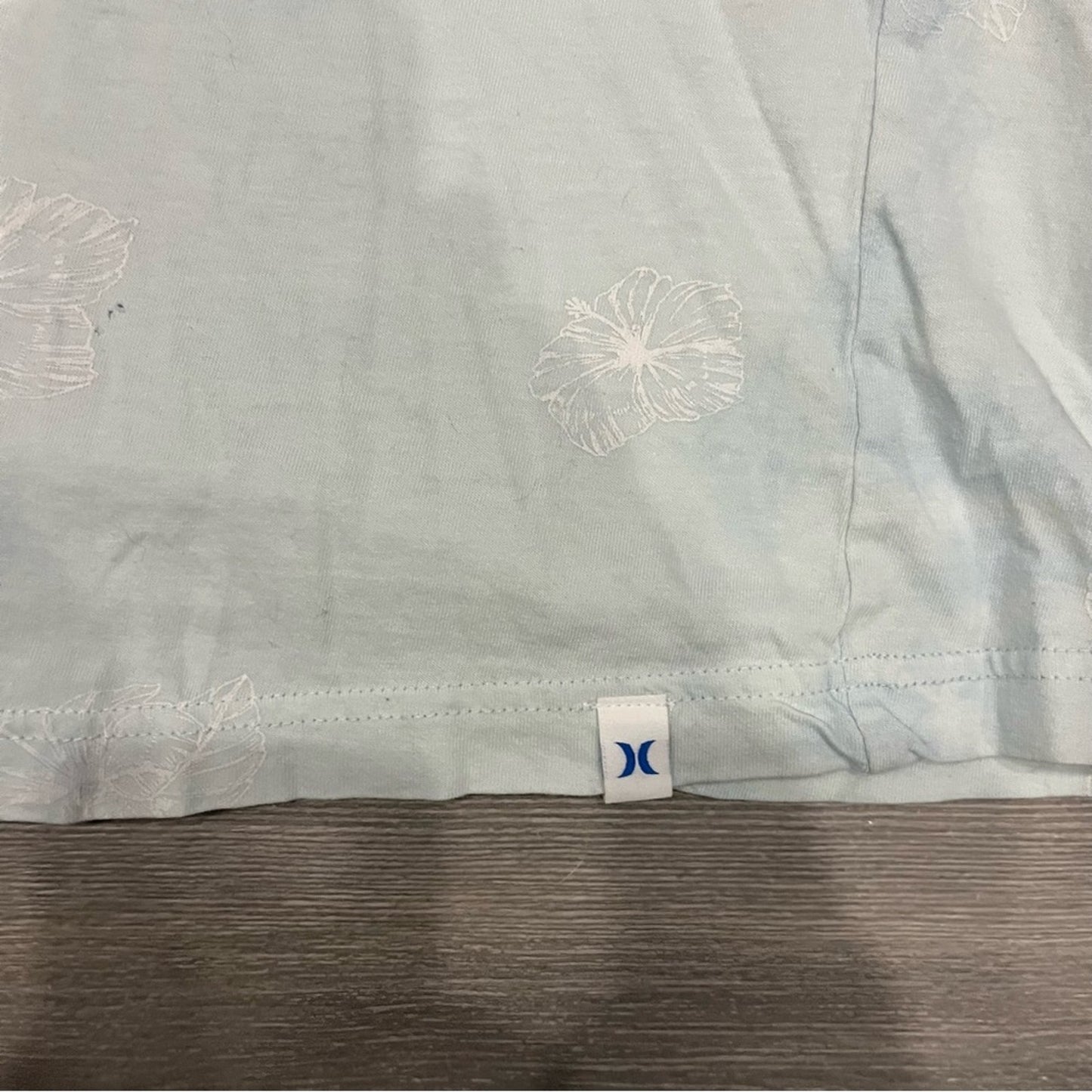 Hurley Light Blue Short Sleeve T-Shirt
