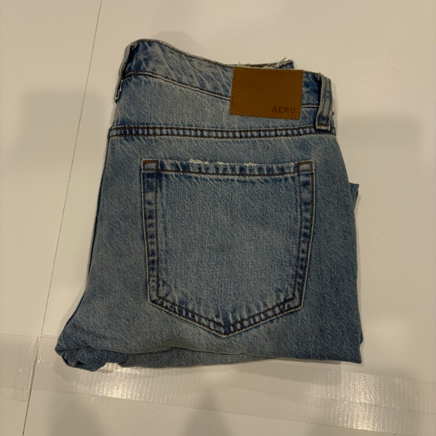 Aeropostale Low Rise Baggy Crop Jeans