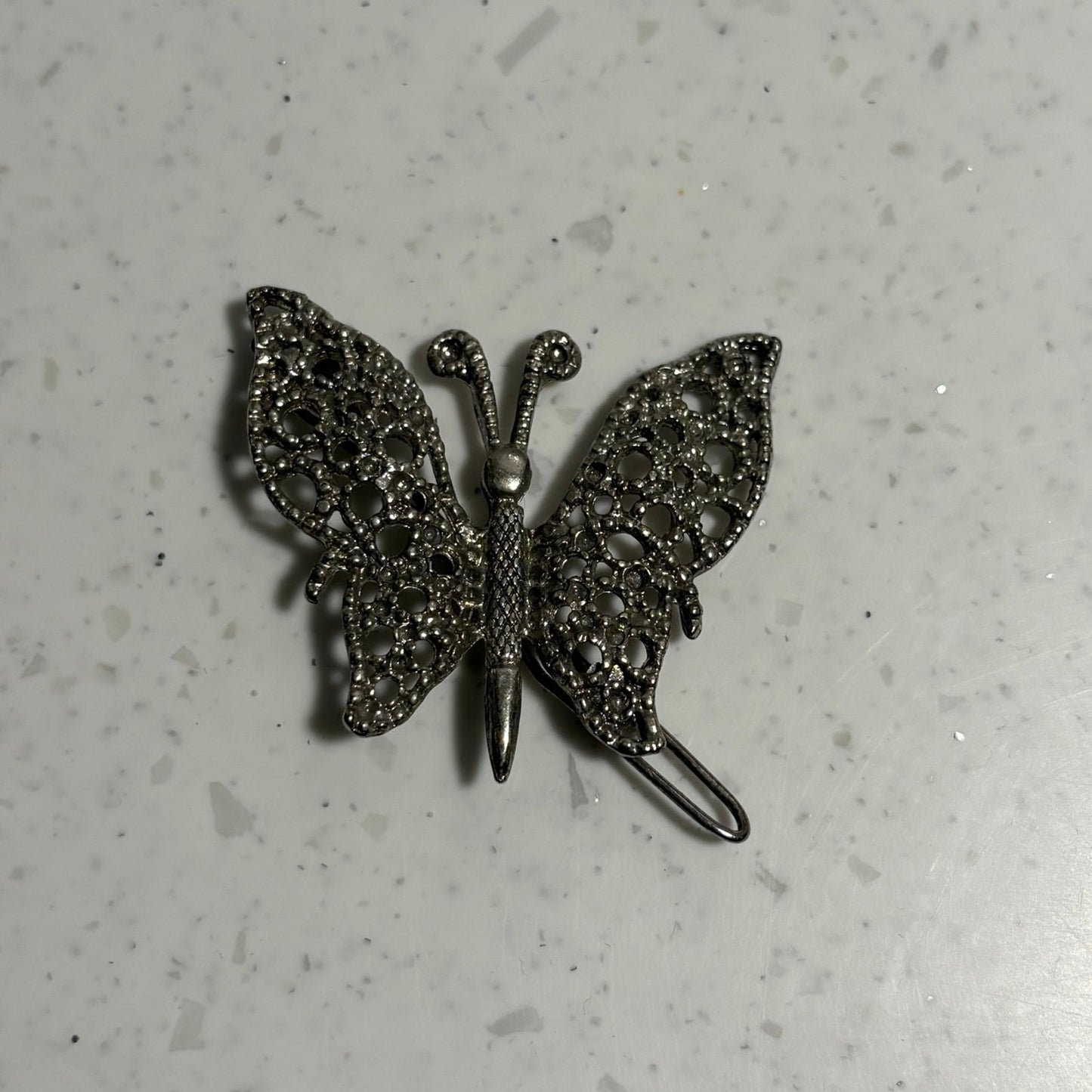 Vintage butterfly hair clip