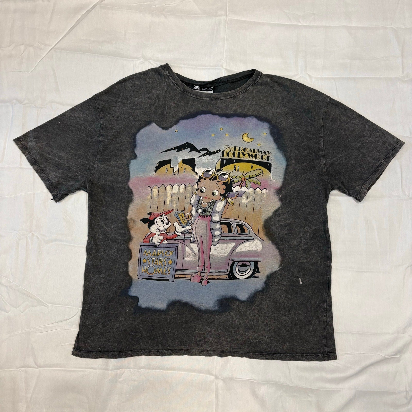 Zara Betty Boop Vintage style tee