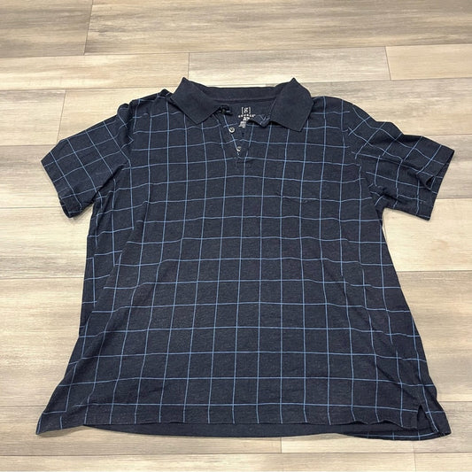 George Dark blue Checkered Shirt