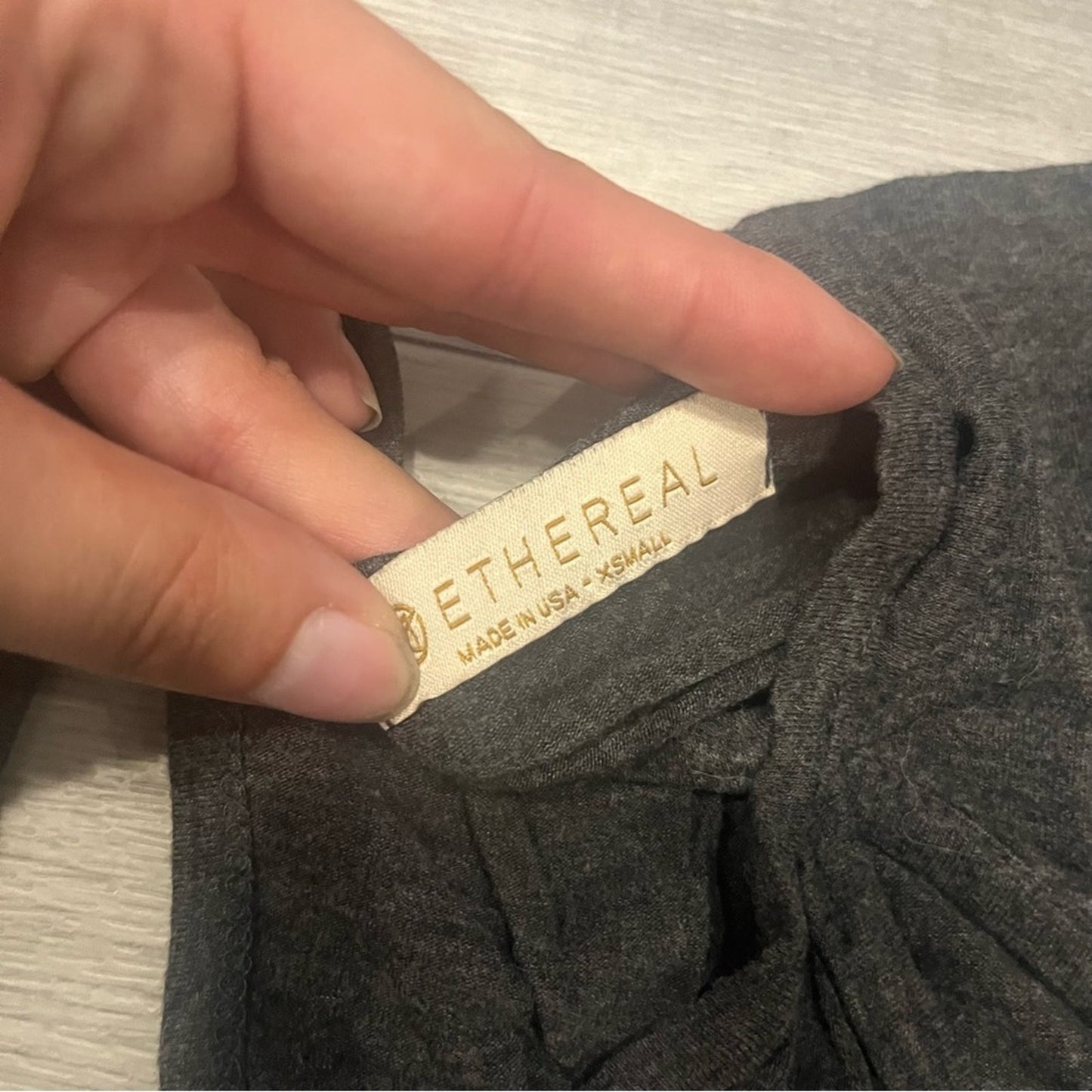 Grey Keyhole T-Shirt