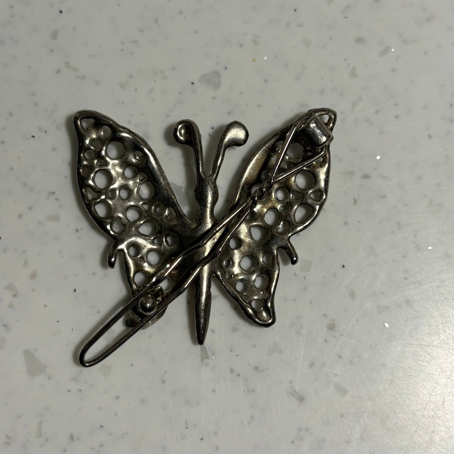 Vintage butterfly hair clip